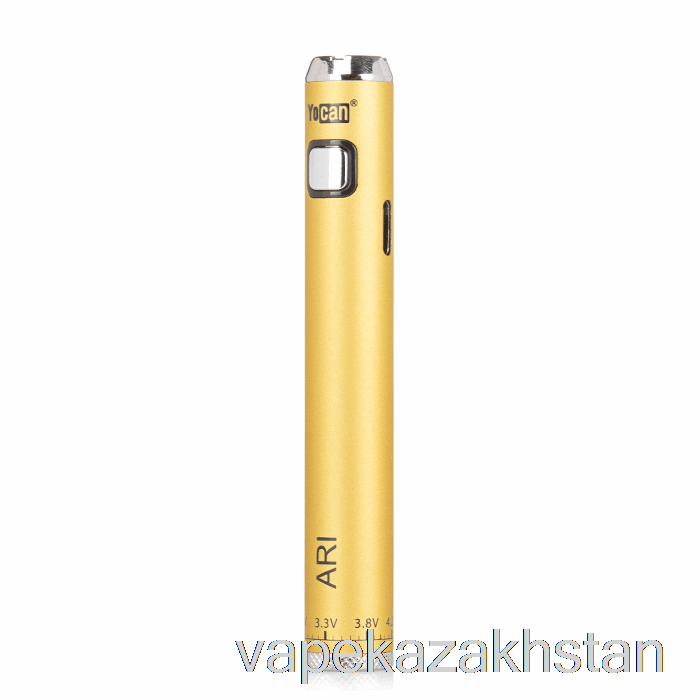 Vape Kazakhstan Yocan ARI 650mAh Battery Gold